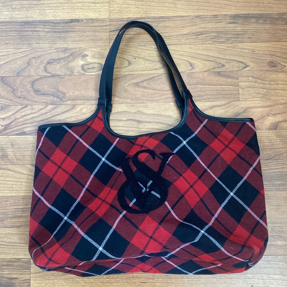 VS plaid Tote Bag